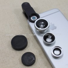 เลนส์มือถือ Universal Clip Lens 3 in 1 (มีภาพตัวอย่าง) ราคา 85 บาท  