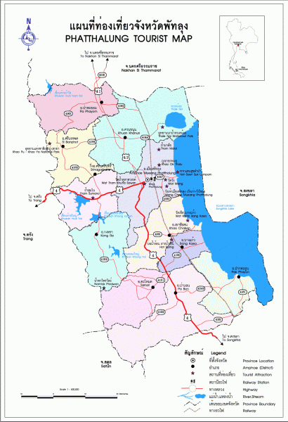 แผนที่พัทลุง