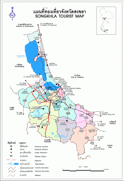 แผนที่สงขลา