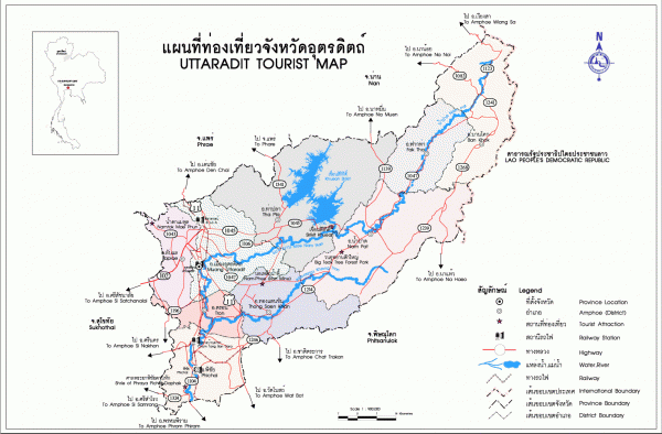 แผนที่อุตรดิตถ์
